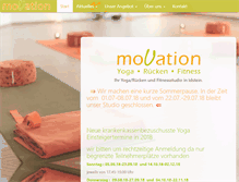 Tablet Screenshot of movation-idstein.de